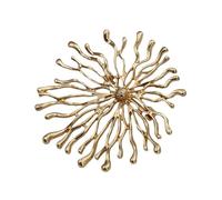 Inspired Sun Divinity Embossed Pin Brooch Chest Jewellery with Unique Design for Jackets and Bags Embossed Lapel Pin