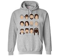 Inspired The Walking Zombie Dead People Outbreak Heather Grey X Large Plus 1 T Shirt with Hoodie