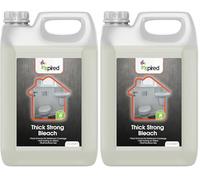 Inspired - Thick Strong Bleach 2.5L - Powerful Household Cleaner for Kitchens, Toilets & Hard Surfaces - Extra Thick Formula, Fast Acting on Stains & Dirt (Pack of 2)