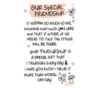 INSPIRED WORDS KEEPSAKES - OUR SPECIAL FRIENDSHIP