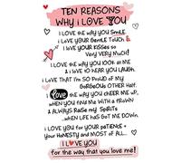 INSPIRED WORDS KEEPSAKES - TEN REASONS WHY I LOVE YOU