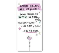 Inspired Words Magnetic Bookmark - Good Friends are like Angels