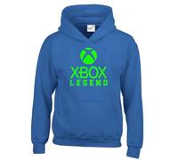 Inspired X-BOX Hooded Top Hooded Sweatshirt for Boys & Girls - Comfortable Unisex Gaming Apparel Royal