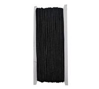 INSPIRELLE 3x1mm Black Soutache Braid Cord Trim for Jewelry Making, 30yds Spool