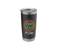 Inspires Me to Make Irrational Well Rounded Decisions Pi Day Stainless Steel Insulated Tumbler