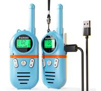 Inspireyes Kids Walkie Talkies, Rechargeable 2 Pack Long Range 2-Way Radios