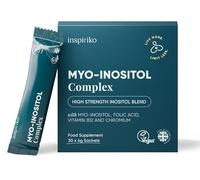 Inspiriko 5-in-1 Myo-Inositol Powder 4000mg with Folate, Chromium, Vitamin B6 & B12-30 Vegan, 1-a-Day Myo Inositol Powder Sachets, Made in UK