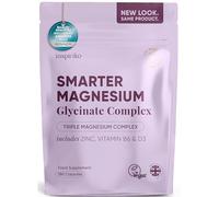 Inspiriko Magnesium Glycinate 3-in-1 Capsules, 1600mg, 90 Servings | Triple Magnesium Complex for Women | Glycinate, Citrate, Malate with Zinc, B6 & D3 | 3-Month Supply | UK Made & Tested