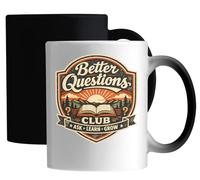 Inspiring Better Questions and Learning Ceramic Magic Mug White