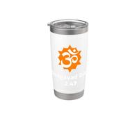 Inspiring Bhagavad Gita 2:47 Featuring Om Stainless Steel Insulated Tumbler