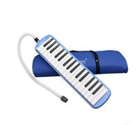 Inspiring Creativity Portable 32 Key Melodica Set For Young For Musicians With Multiple Accessories For Diverse Playing Styles (Blue)