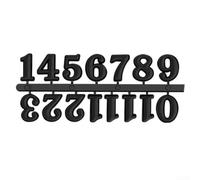 Inspiring DIY Projects Create Custom Wall Clocks Using Stylish Number Sets (Black Arabic)