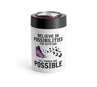 Inspiring Fighting Prayer Christians Uplifting Catholic Love Motivating Christianity Enthusiasts Graphic Pastor Can Holder 12oz