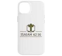 Inspiring Isaiah 42:16 featuring Bible Study Case for iPhone 14 Plus