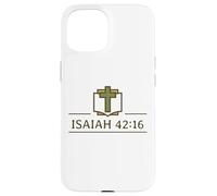 Inspiring Isaiah 42:16 featuring Bible Study Case for iPhone 15