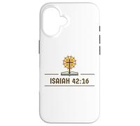 Inspiring Isaiah 42:16 featuring Bible Study Circle Case for iPhone 16