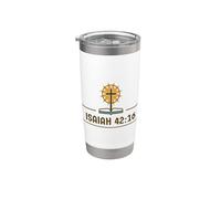 Inspiring Isaiah 42:16 Featuring Bible Study Circle Stainless Steel Insulated Tumbler
