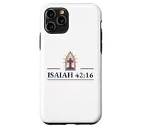 Inspiring Isaiah 42:16 featuring Enlightened Cross Case for iPhone 11 Pro
