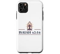 Inspiring Isaiah 42:16 featuring Enlightened Cross Case for iPhone 11 Pro Max
