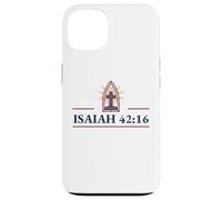 Inspiring Isaiah 42:16 featuring Enlightened Cross Case for iPhone 13