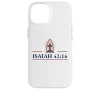 Inspiring Isaiah 42:16 featuring Enlightened Cross Case for iPhone 14