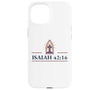 Inspiring Isaiah 42:16 featuring Enlightened Cross Case for iPhone 15