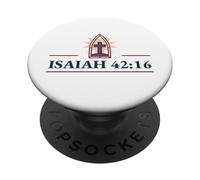 Inspiring Isaiah 42:16 featuring Enlightened Cross PopSockets Adhesive PopGrip
