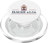 Inspiring Isaiah 42:16 featuring Enlightened Cross PopSockets PopGrip for MagSafe