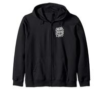 Inspiring Make Today Count Positive Motivational Quote Style Zip Hoodie
