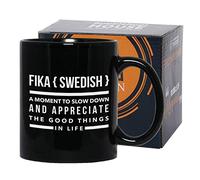 Inspiring Motivational Quote Coffee Mug 11 Oz, a Moment To Slow Down Black Mug