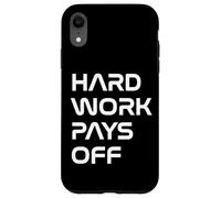 Inspiring Quote Hard Work Pays Off Hustler Motivation #HWPO Case for iPhone XR