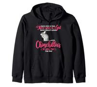 Inspiring Saying I Love Chinchillas Girl Daughter Chinchilla Zip Hoodie