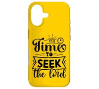 Inspiring Time To Seek The Lord - Uplifting Christian Faith Case for iPhone 17