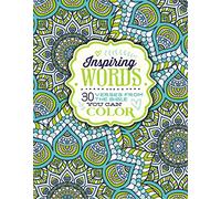 Inspiring Words Coloring Book: 30 Verses from the Bible You Can Color