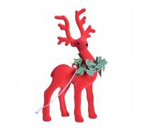 Inspiring Xmas Tree Decor with Artistic Deer Figures Enchanting Elk Ornaments that Celebrate the Season's (Red)