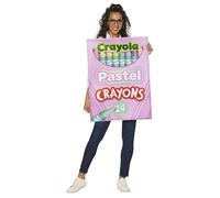InSpirit Designs Crayola Adult Crayon Box Costume | Officially Licensed | Features Crayon Box and One-Piece Support Pole!