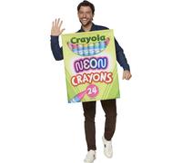 InSpirit Designs Crayola Adult Crayon Box Costume | Officially Licensed | Features Crayon Box and One-Piece Support Pole!