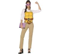 InSpirit Designs Teenage Mutant Ninja Turtles Adult Shell and Eye Mask Costume Kit | Officially Licensed | 4-in-1 Halloween Outfit - One Size Fits Most