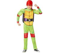 InSpirit Designs Teenage Mutant Ninja Turtles Kids Theatrical Quality Raphael Costume | Officially licensed | Cosplay costume | Group costume | Theatrical costume