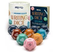 Insplore 12-Sided Writing Dice - Giftable Creative Writing Tool for Beating Writer's Block - 120 Inspiration Prompts Plus Fun Games and Challenges - Great Gift for Teen and Adult Authors