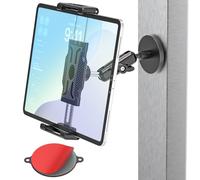 INSSKY Magnetic Holder for All 6.1-15.6'' Tablets, Fit for Fridge, Gym, Metal Surfaces, [Adjustable Arm] Magnet Tablet Mount Compatible with iPad Pro/Air/Mini, iPhone, Galaxy, and Thickness Tablet