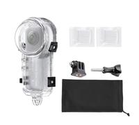 Insta 360 X3 Invisible Dive Case, Waterproof Up to 60m (197ft) Splash Prevention Housing, Underwater Dive Protective Shell for Insta360 X3 with Bracket Accessories