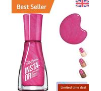 Insta-Dri 9.17ml Nail Polish in Flashy Fuchsia - Long-Lasting, Streak-Free Shine