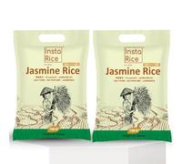 Insta Rice AAA Premium Vietnamese Jasmine Fragrant Rice 20kg (2x10kg) - Naturally Aromatic Long Grain - Soft and Fluffy Texture - Gluten-Free and Plant-Based