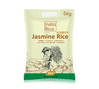 Insta Rice AAA Premium Vietnamese Jasmine Fragrant Rice 5kg - Naturally Aromatic Long Grain - Soft & Fluffy Texture - Gluten-Free & Plant-Based - Ideal for Asian Cuisine & Everyday Cooking