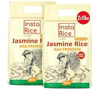 Insta Rice AAA Vietnamese Jasmine Rice 20kg Pack (2 x 10kg) | Fragrant Long Grain White Rice | Soft & Fluffy | Everyday Asian Rice
