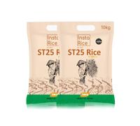 Insta Rice ST25 Jasmine Rice | Premium Vietnamese Fragrant Long Grain Rice | Great Taste Award 2024 | Soft Fluffy Aromatic Rice | Direct from Mekong Delta | Natural No Additives 20kg (2x10kg Packs)