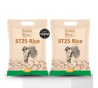 Insta Rice ST25 Jasmine Rice | Premium Vietnamese Fragrant Long Grain Rice | Great Taste Award 2024 | Soft Fluffy Aromatic Rice | Direct from Mekong Delta | Natural No Additives 10kg (2x5kg Packs)