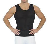Insta Slim Men's Compression Muscle Tank Under Shirt (Black, S)