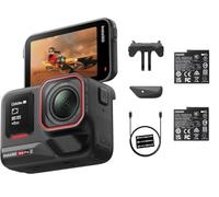 Insta360 Ace Pro 2 Dual Battery Bundle Waterproof 33ft Action Camera Lens 8K Large Sensor and Dual AI Editing Noise Reduction 1/1.3" Sensor, Leading Low Light Flip Up LCD Screen Sports Content